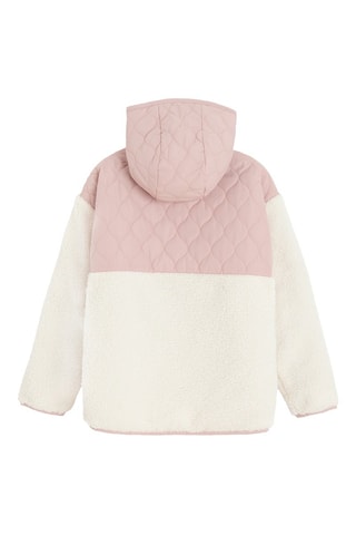 Doudoune réversible à capuche - Rose
