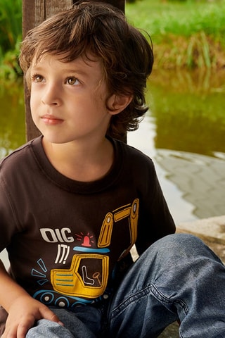 T-shirt - Marron