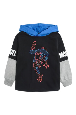 Sweat à capuche Spider-Man Avengers Marvel - Noir