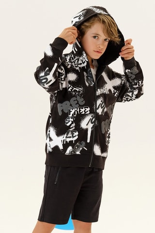 Sweat à capuche - Noir