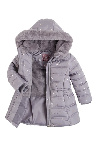 Doudoune longue Violet