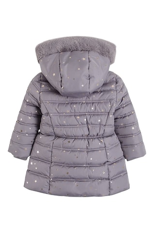 Doudoune longue Violet