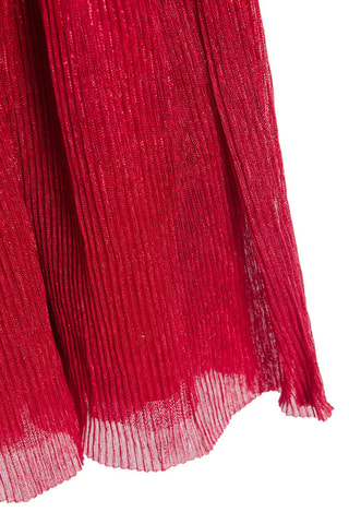 Robe bi-matière Rouge