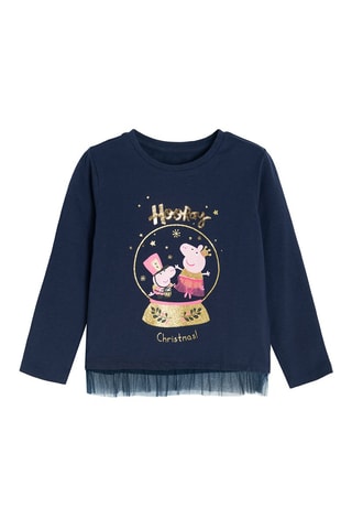 T-shirt George e Peppa Pig Navy