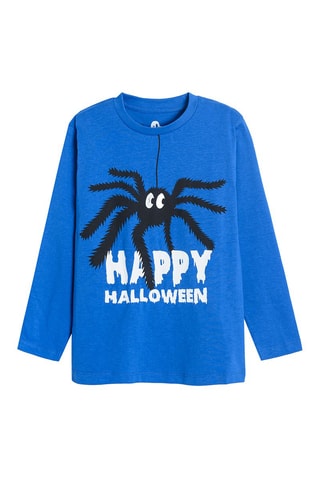 T-shirt Bleu cobalt chiné