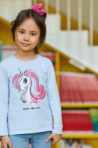 T-shirt - Celeste