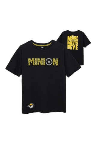 T-shirt Stuart Les Minions - Noir
