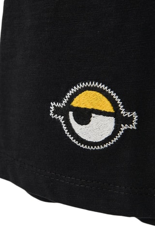 T-shirt Stuart Les Minions - Noir