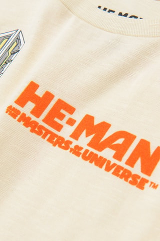 T-shirt He-Man He-Man and the Masters of the Universe - Ecrù