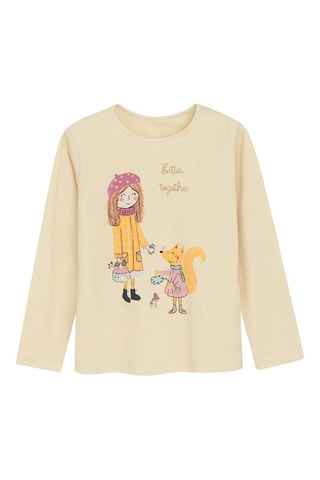 3 t-shirts - Rose, moutarde et beige