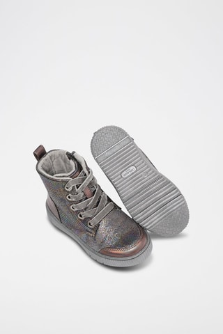 Bottines fourrées Marron et gris