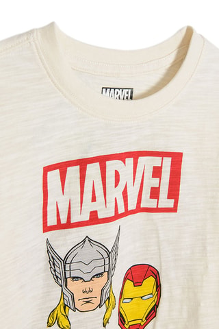 T-shirt Avengers Marvel Ecru