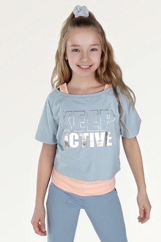 T-shirt et débardeur Saumon et ciel