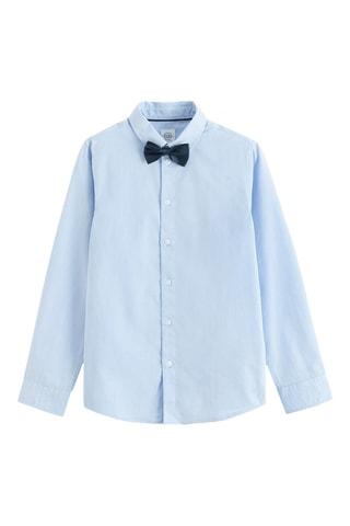 Camicia e papillon - Blu