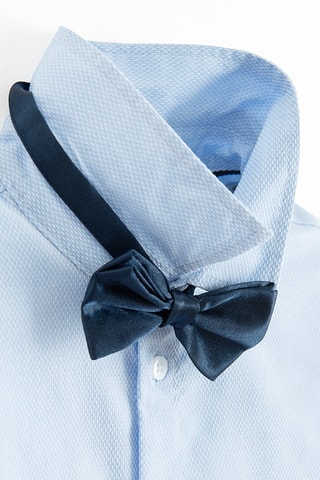 Camicia e papillon - Blu