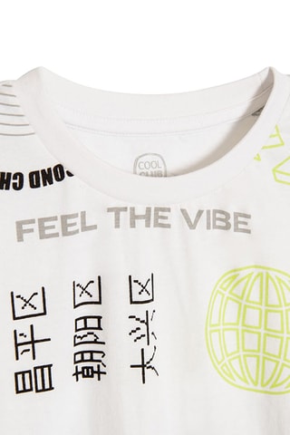 T-shirt Blanc et noir
