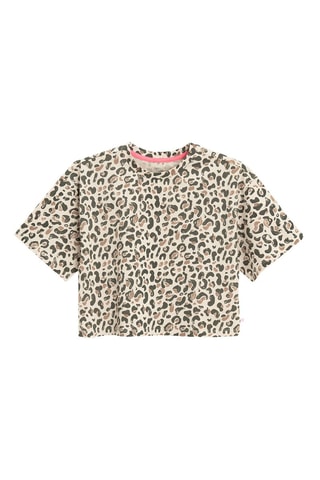 T-shirt -  Beige