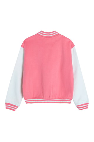 Teddy - Rose et blanc