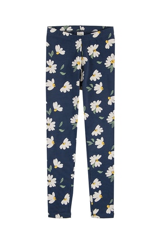 2 leggings Vert et bleu marine