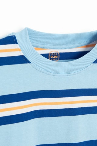 T-shirt - Bleu et blanc