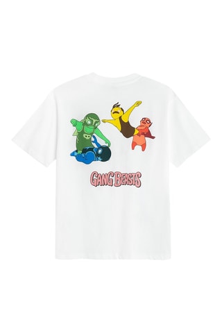 T-shirt Gang Beasts - Bianco