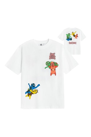 T-shirt Gang Beasts - Bianco