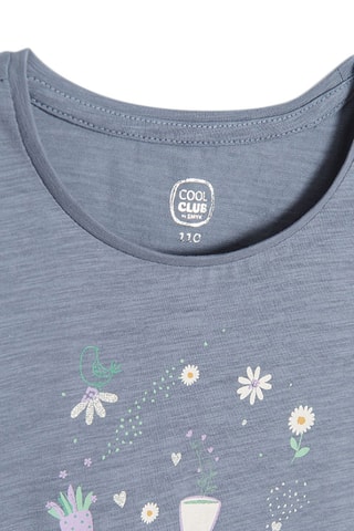 T-shirt - Bleu cobalt chiné