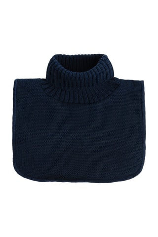 Col plastron - Bleu marine