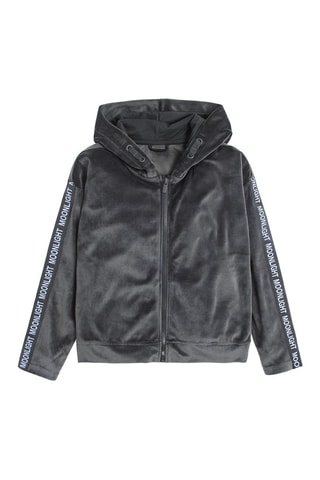 Sweat en velours Anthracite