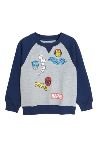 Sweat Avengers Marvel - Gris clair
