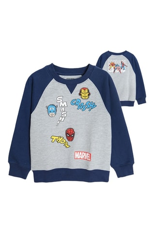 Sweat Avengers Marvel - Gris clair