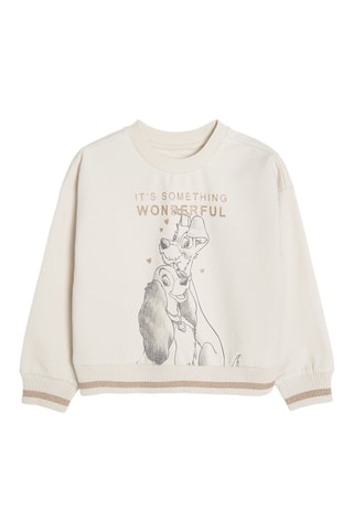 Sweat Lady et Clochard La Belle et le Clochard - Beige