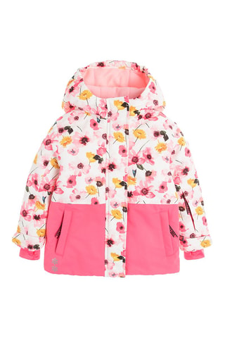 Veste de ski Fuchsia et jaune