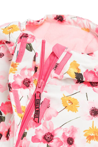 Veste de ski Fuchsia et jaune