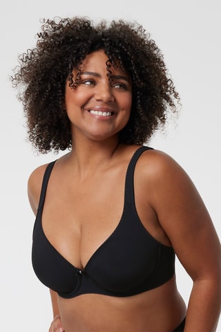Reggiseno con ferretti Just Daily - Nero