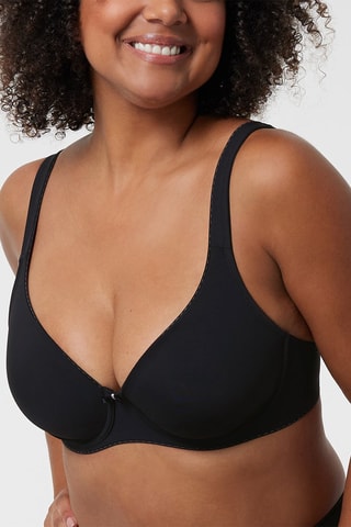 Reggiseno con ferretti Just Daily - Nero
