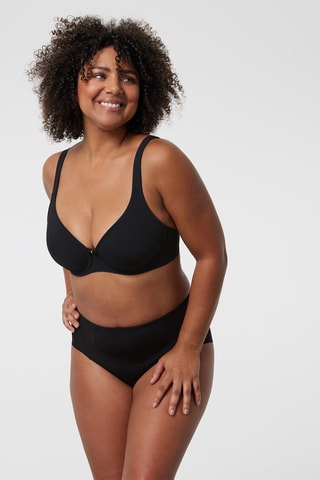 Reggiseno con ferretti Just Daily - Nero
