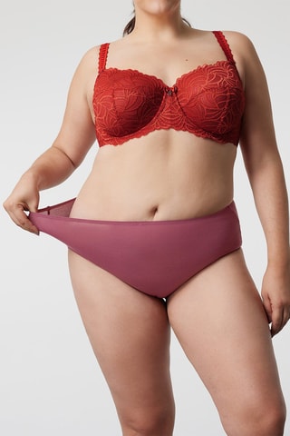 Slip Maxi taglia unica Just One Micro - Rosa scuro
