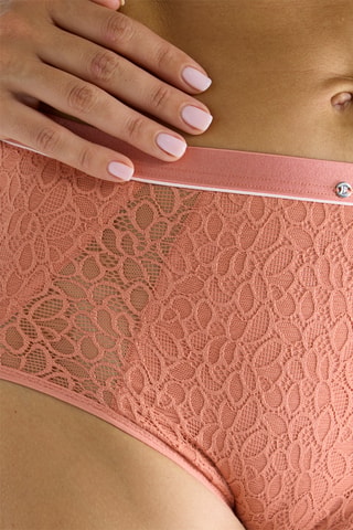 Culotte a vita alta Marbella - Corallo