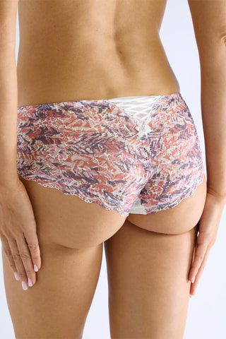 Culotte Luccia Swing - Blanc et violet