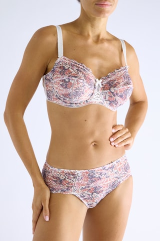 Culotte Luccia Swing - Blanc et violet