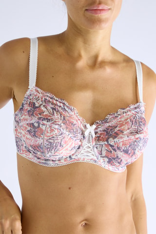Reggiseno Marbella - Bianco e viola