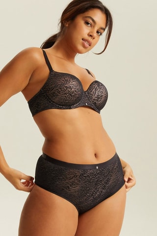 Reggiseno con ferretti Just Me - Nero