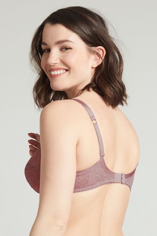 Reggiseno con ferretti Luccia - Beige e bianco