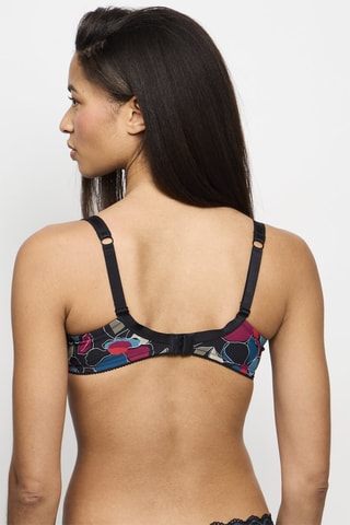 Reggiseno con ferretti Luccia Twist - Nero