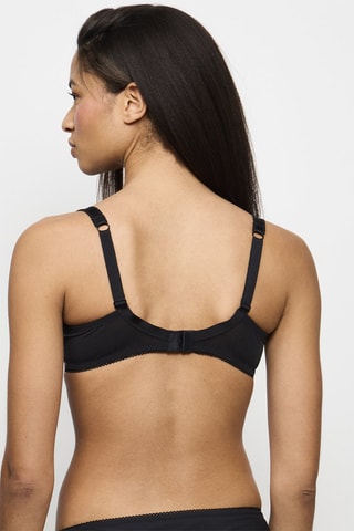 Reggiseno con ferretti Luccia Swing - Nero e rosso