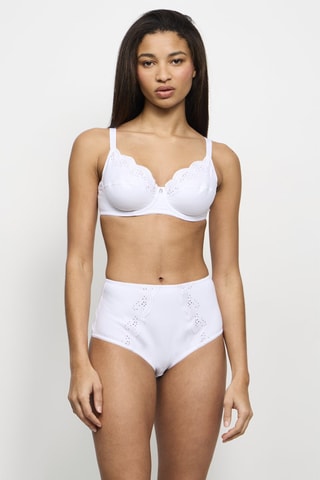 Reggiseno con ferretti Emily Coton - Bianco