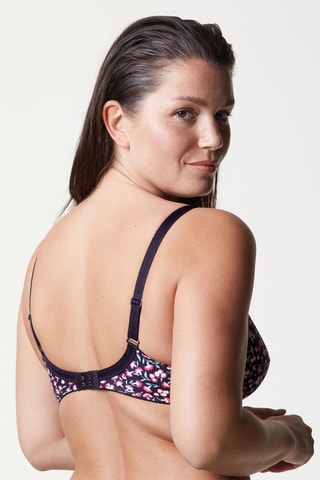 Reggiseno con ferretti Emily Coton - Navy