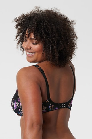 Reggiseno con ferretti Luccia Twist - Nero