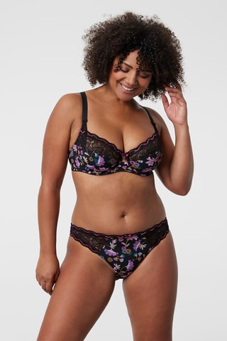 Reggiseno con ferretti Luccia Twist - Nero